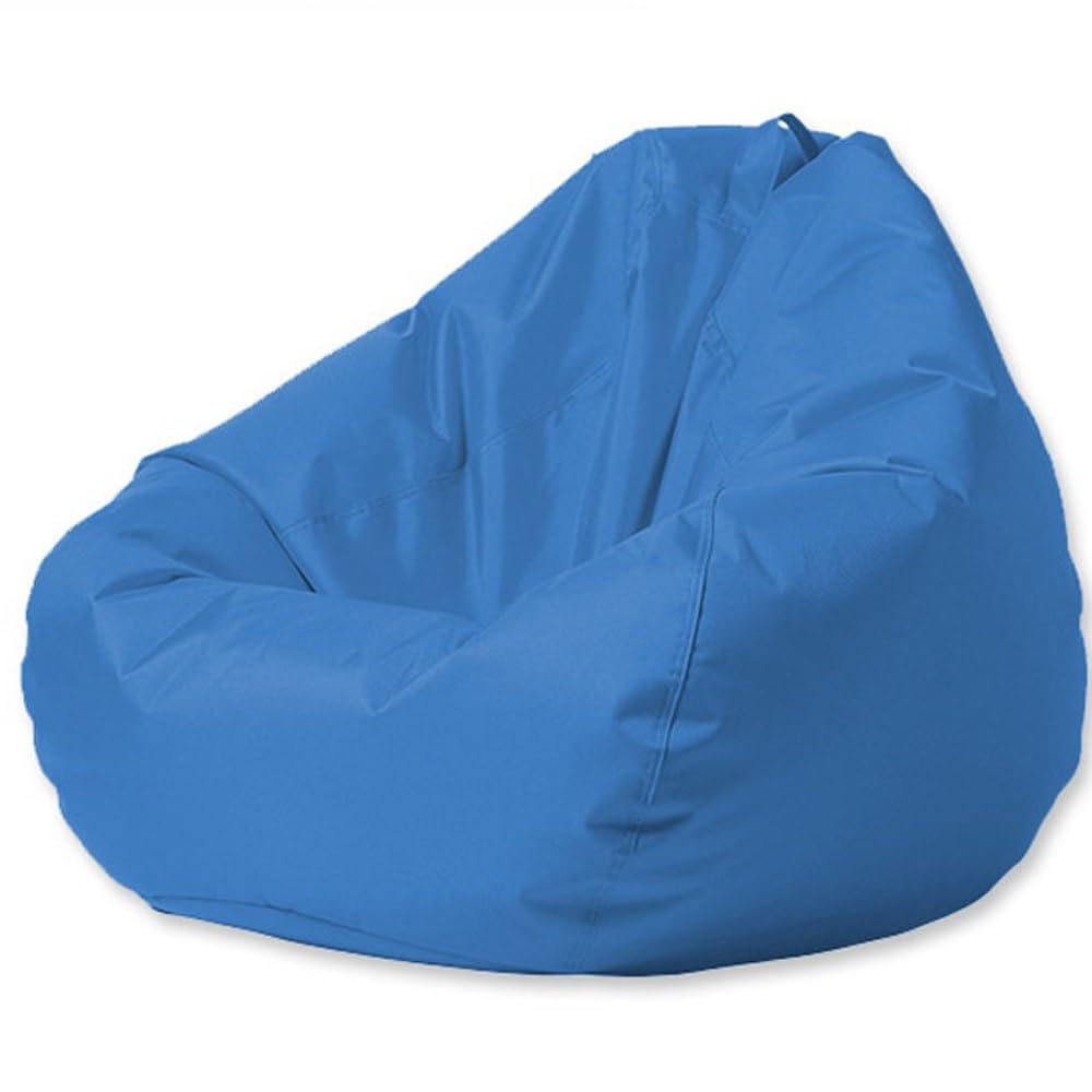 Floor Cushion Pouf - เก้าอี้บีนแบ็กอ็อกซ์ฟอร์ดสำหรับผู้ใหญ่ - ปลอกบีนแบ็กกันน้ำสำหรับใช้งานกลางแจ้ง, สวน, ชายหาด, แคมป์ปิ้ง