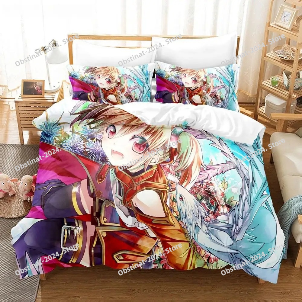 Home Textiles Online - ชุดเครื่องนอนลายอนิเมะ Sword Art Online ผ้าปูที่นอน ปลอกหมอน