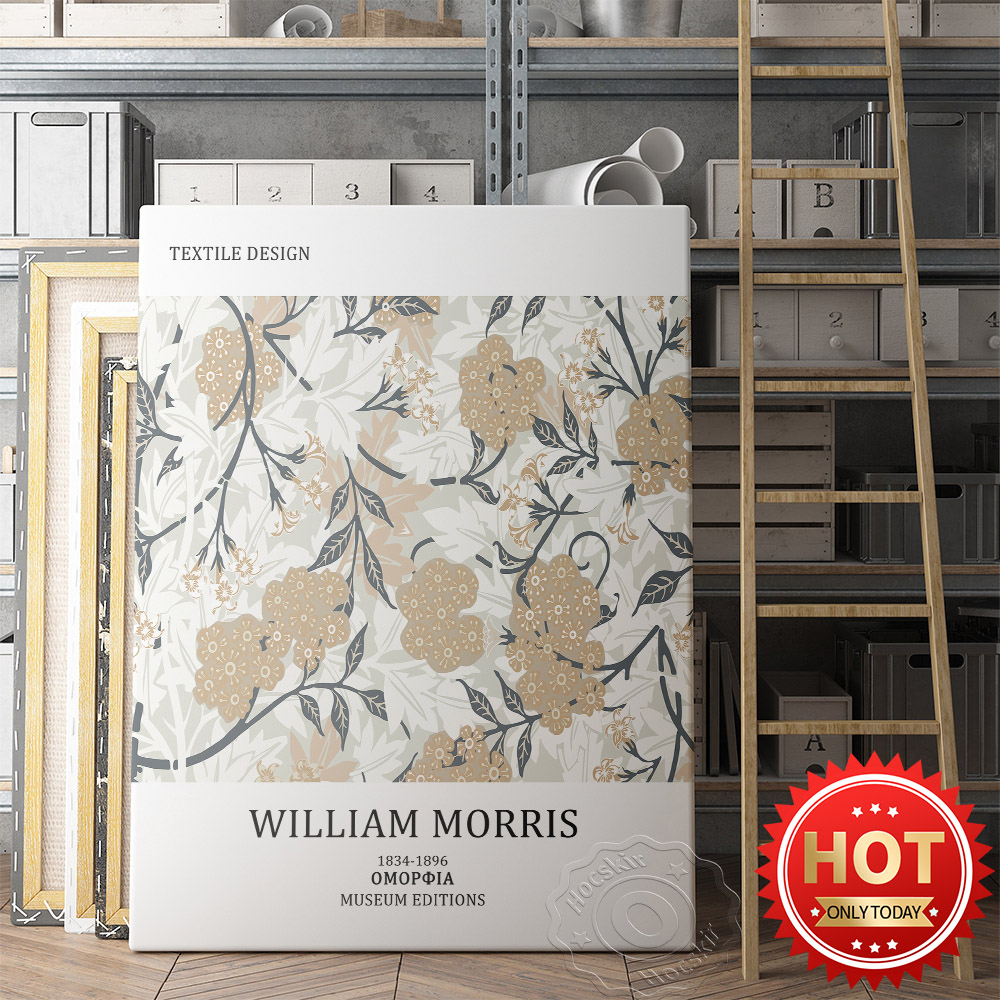 Home Textiles Room Spray - William Morris นิทรรศการพิพิธภัณฑ์โปสเตอร์,ออกแบบสิ่งทอพิมพ์ศิลปะ,ตกแต่งภายในบ้านภาพวาด,victoria And Albert Museum,