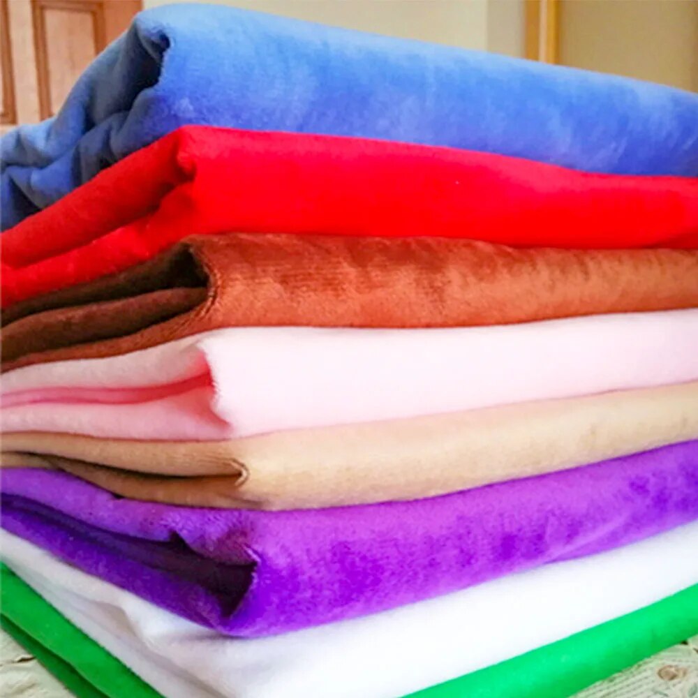 Home Textiles Super Soft - ผ้า minky นุ่มสุดๆผ้ากำมะหยี่งานประดิษฐ์ทำมือในบ้านสิ่งทอของเล่นตุ๊กตาเบาะผ้าห่มวัสดุแบบทำมือ