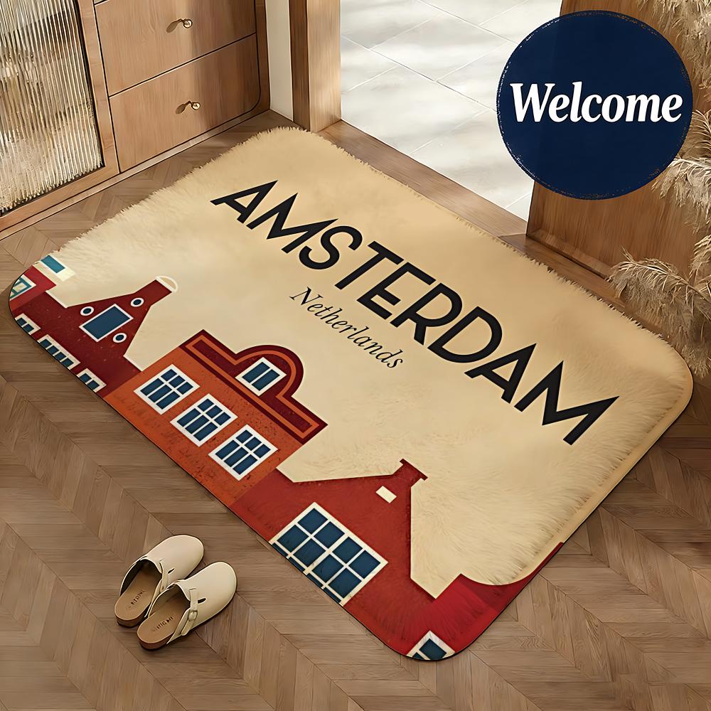 พรมปูพื้นผ้าสักหลาดนุ่ม ปูพื้น - Home Textiles Netherlands บทวิจารณ์และราคา