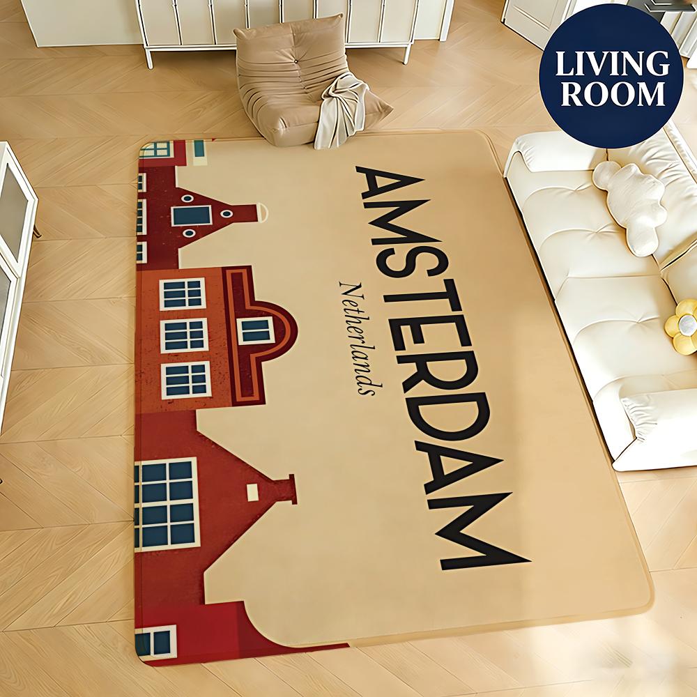 พรมปูพื้นผ้าสักหลาดนุ่ม ปูพื้น - Home Textiles Netherlands บทวิจารณ์และราคา