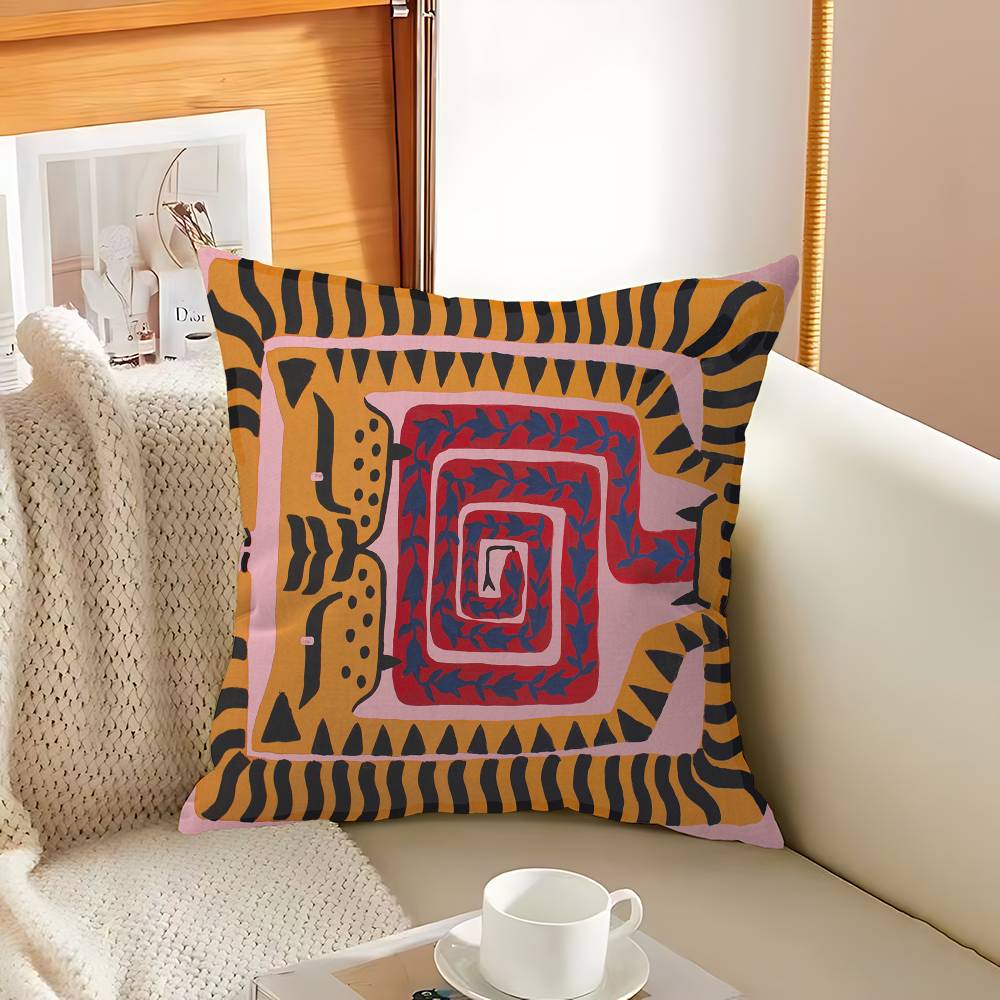 ปลอกหมอนอิงลายเสือหลากสีสันสไต - Home Textiles Egypt บทวิจารณ์และราคา