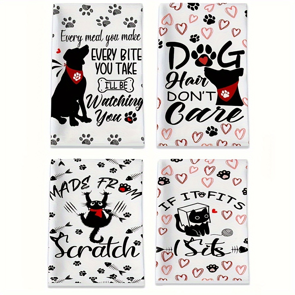 ผ้าเช็ดครัวรูปสัตว์น่ารัก 2 แพ - Home Textiles Towel Set บทวิจารณ์และราคา