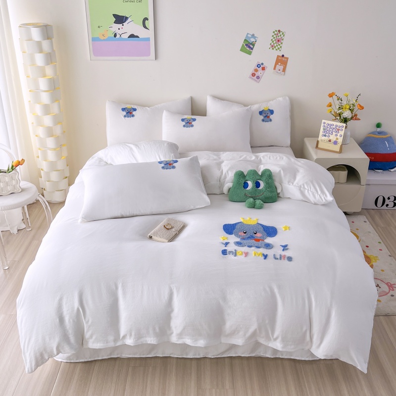 4PC ล้างผ้าฝ้ายผ้าเช็ดตัวชุดปั - Home Textiles Towel Set บทวิจารณ์และราคา