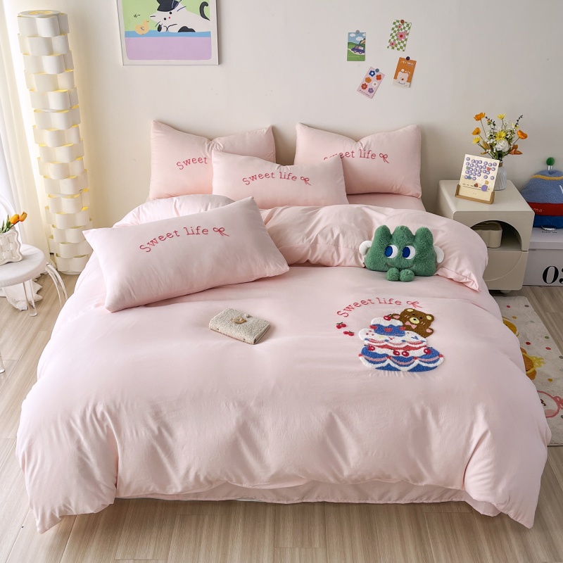 4PC ล้างผ้าฝ้ายผ้าเช็ดตัวชุดปั - Home Textiles Towel Set บทวิจารณ์และราคา