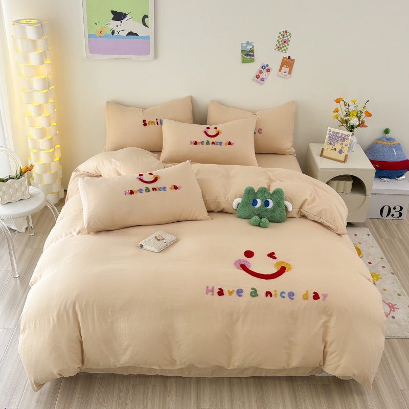 4PC ล้างผ้าฝ้ายผ้าเช็ดตัวชุดปั - Home Textiles Towel Set บทวิจารณ์และราคา
