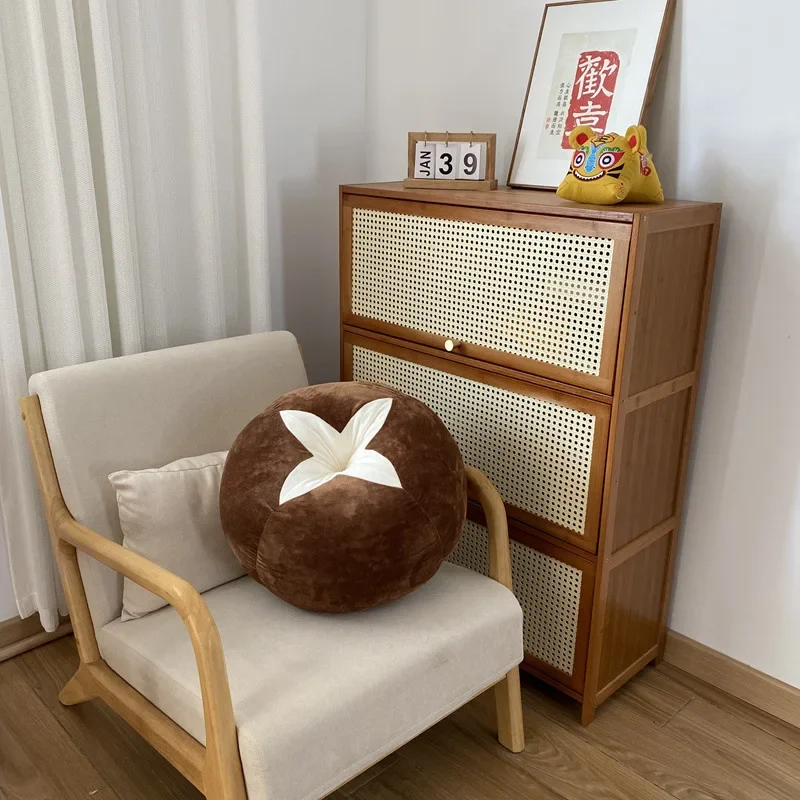 เบาะมะเขือเทศรูปผักเห็ดลูกพลับ - Floor Cushion Pouf บทวิจารณ์และราคา