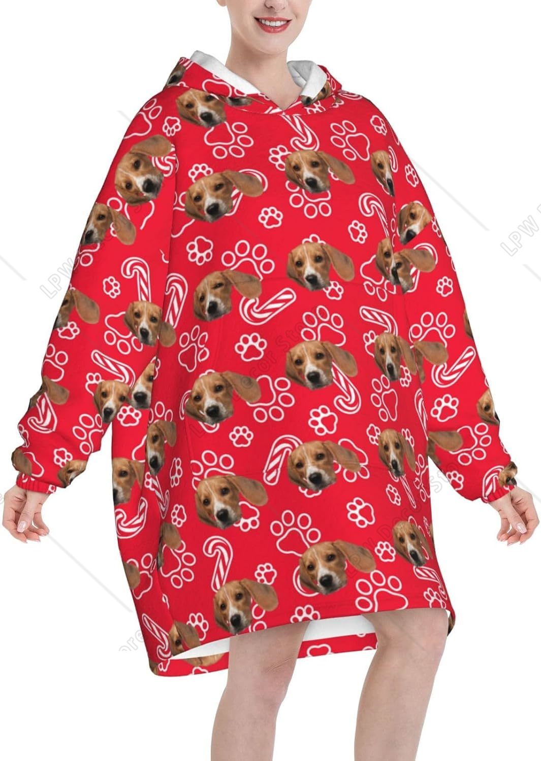 เสื้อคลุมฮู้ดแบบสวมใส่ได้สั่งท - Home Textiles Photos บทวิจารณ์และราคา