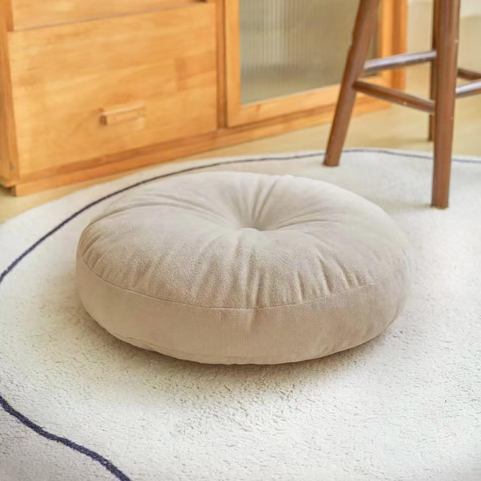 หมอนรองนั่งทรงกลมหนานุ่ม สบาย  - Floor Cushion Pouf บทวิจารณ์และราคา