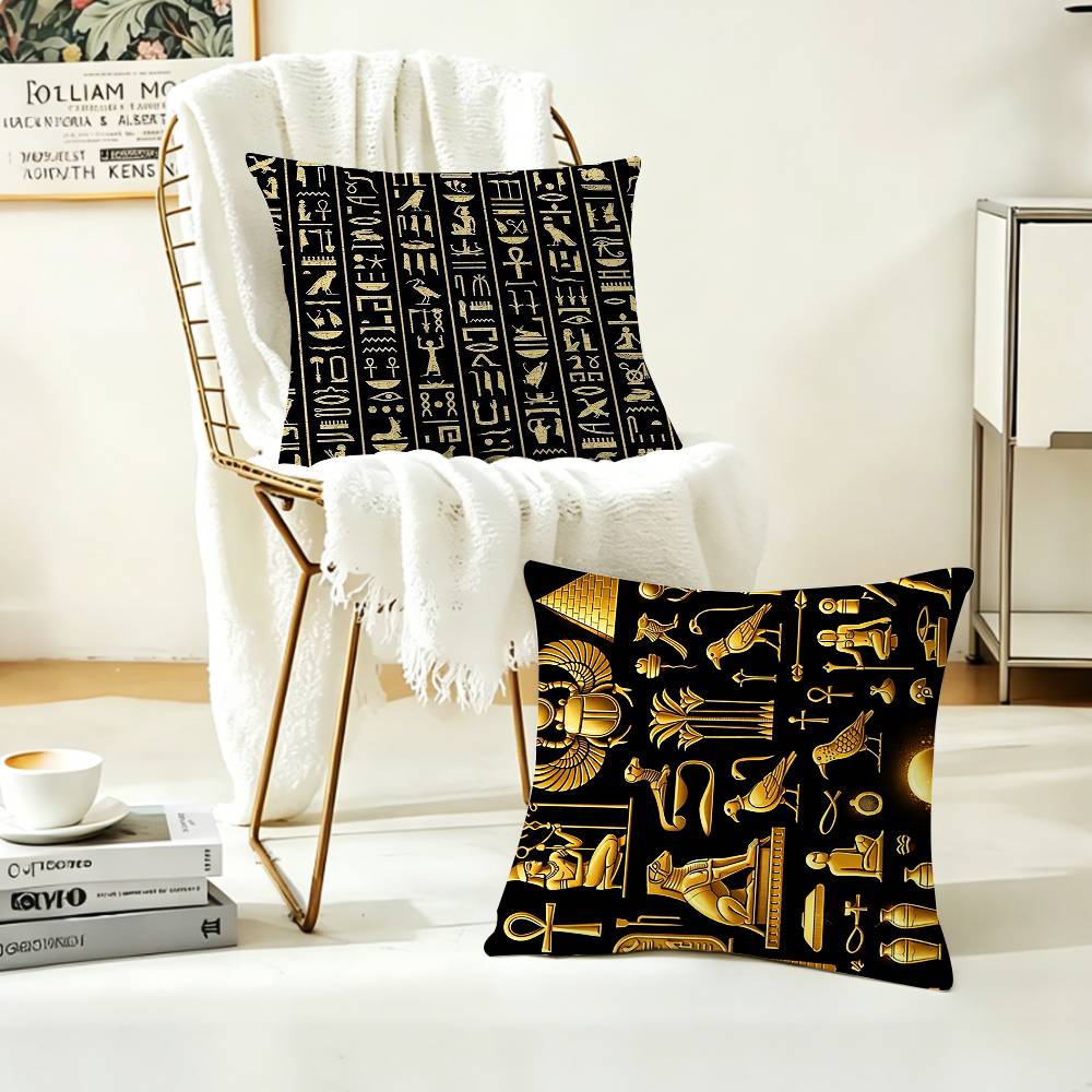 COOL A-โบราณอียิปต์ลายอักษรอีย - Home Textiles Egypt บทวิจารณ์และราคา