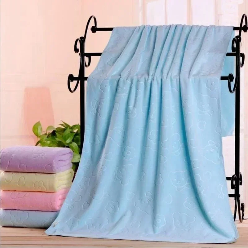ผ้าเช็ดตัวไมโครไฟเบอร์ลายนูนรู - Home Textiles Face Towel บทวิจารณ์และราคา