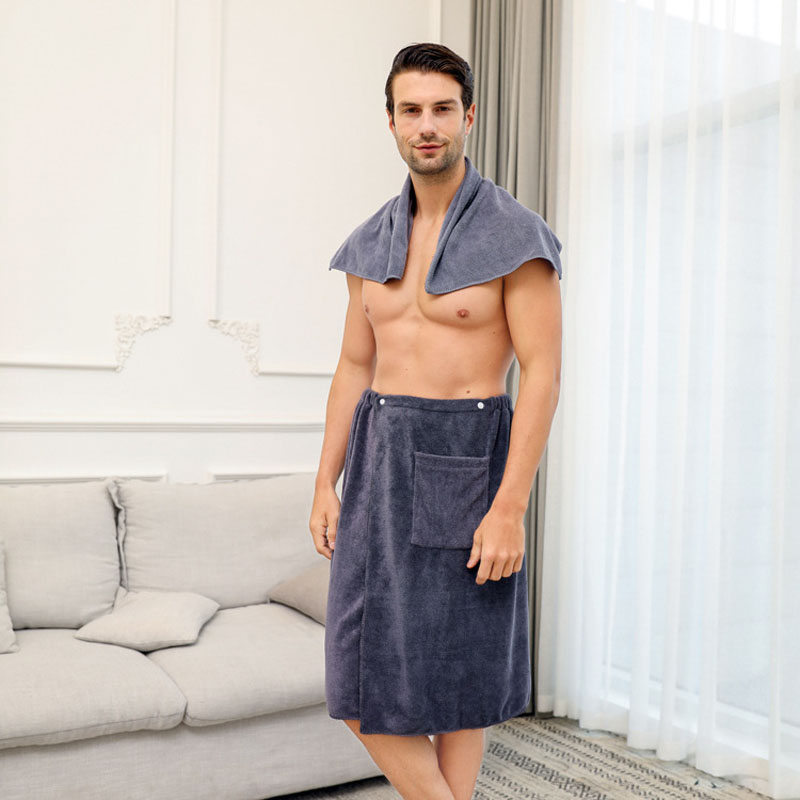 1ชุด Man สวมใส่ไมโครไฟเบอร์ผ้า - Home Textiles Towel Set บทวิจารณ์และราคา
