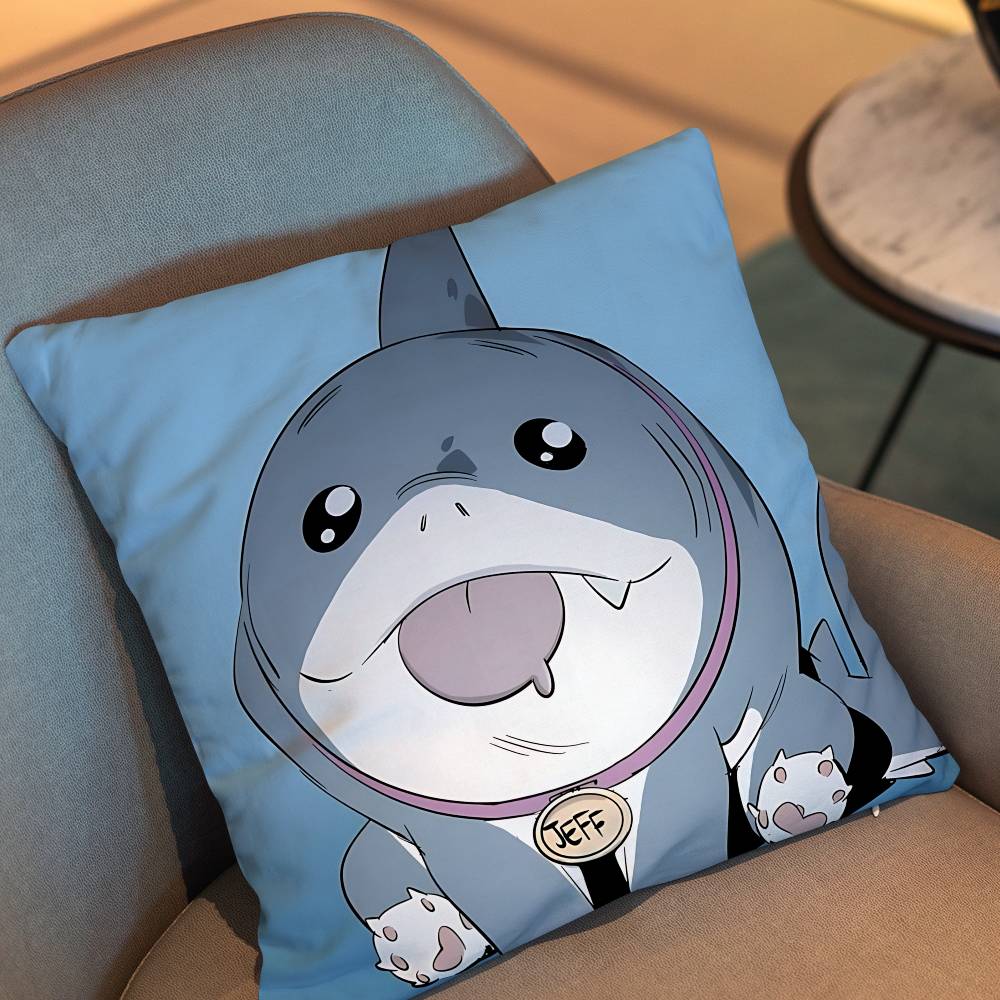 ปลอกหมอนอิงลายฉลามน่ารัก เจฟฟ์ - Home Landing Textiles บทวิจารณ์และราคา