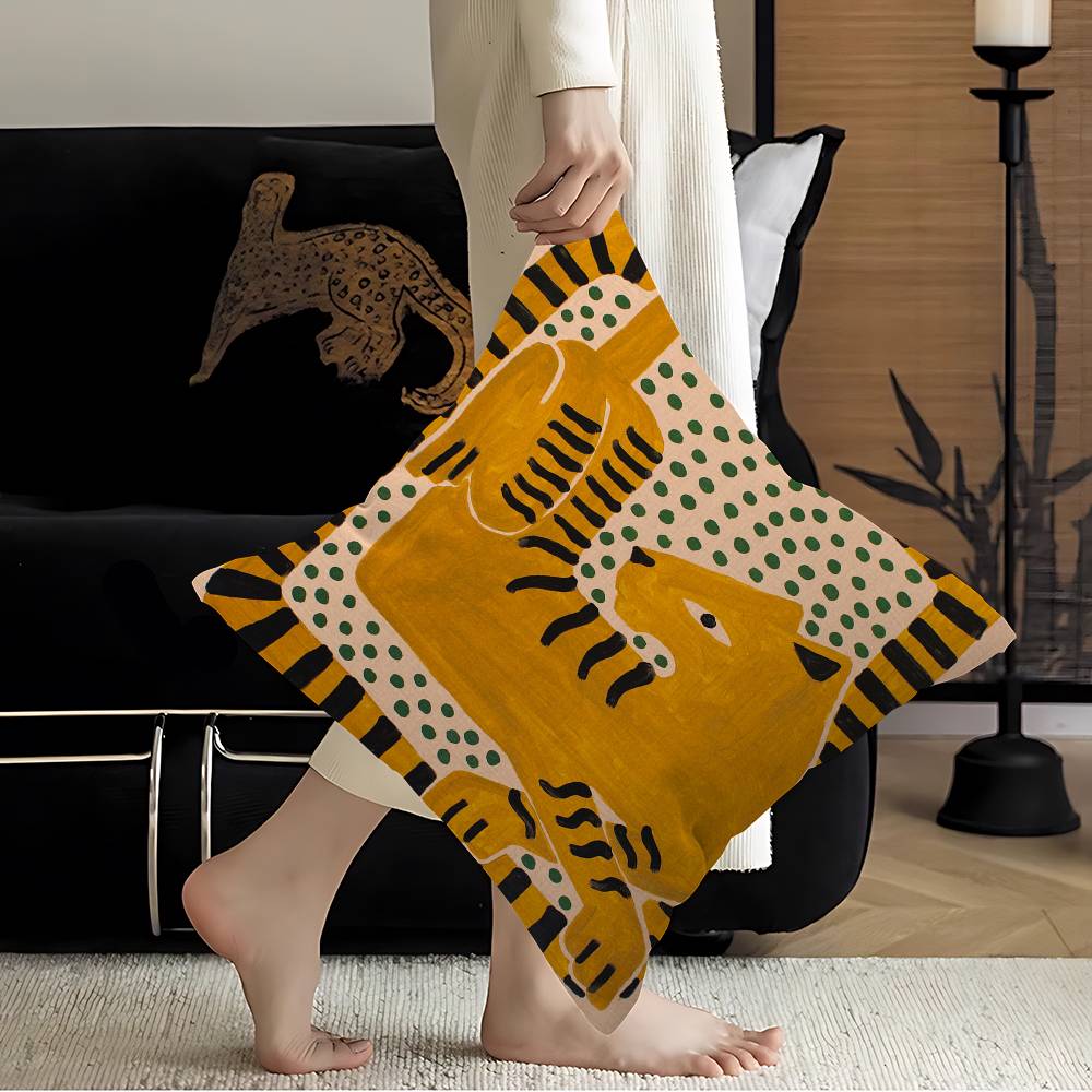 อียิปต์โบราณ ลายเสือดาวหลากสีส - Home Textiles Egypt บทวิจารณ์และราคา