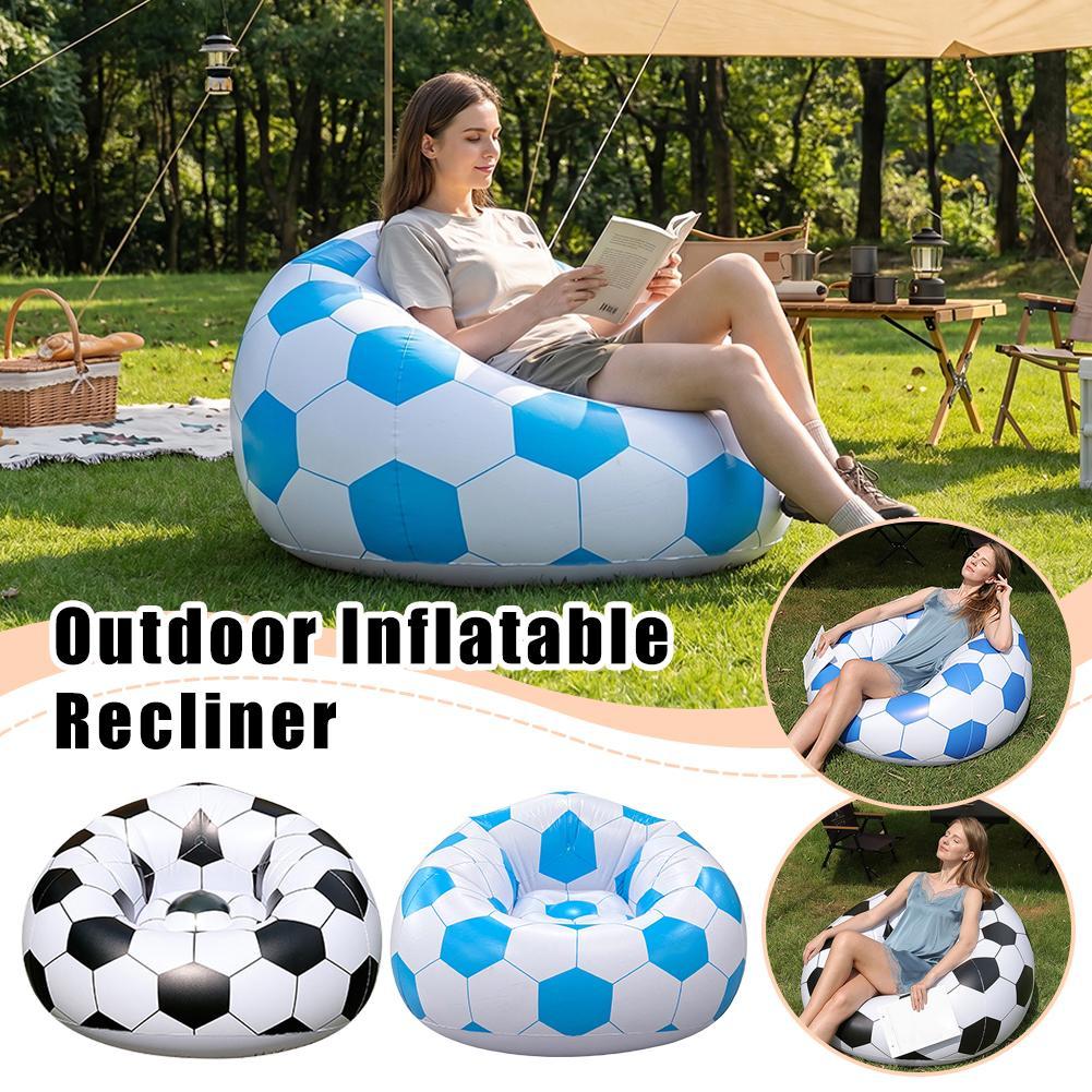 โซฟาเป่าลมรูปทรงบาสเก็ตบอล/ฟุต - Floor Cushion Pouf บทวิจารณ์และราคา