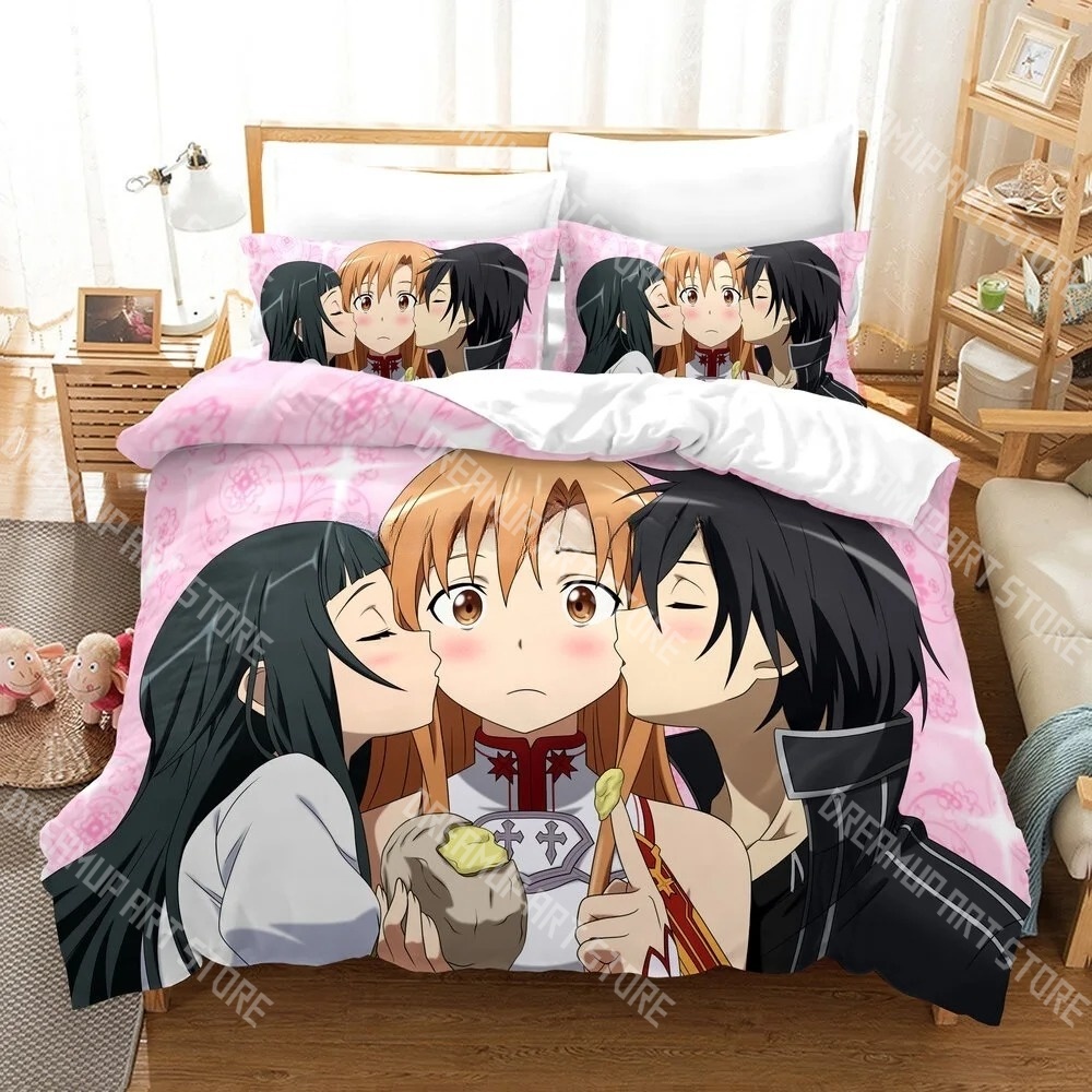 ชุดเครื่องนอนลายอนิเมะ Sword A - Home Textiles Online บทวิจารณ์และราคา