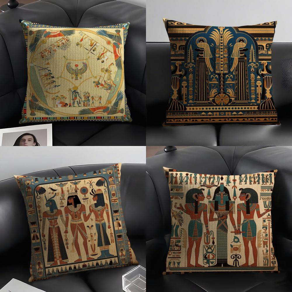 ปลอกหมอนลายฟาโรห์อียิปต์ ผ้าลิ - Home Textiles Egypt บทวิจารณ์และราคา