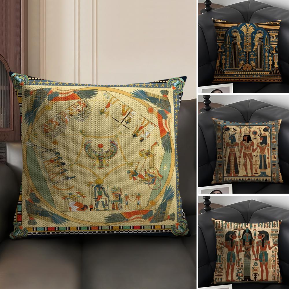 ปลอกหมอนลายฟาโรห์อียิปต์ ผ้าลิ - Home Textiles Egypt บทวิจารณ์และราคา