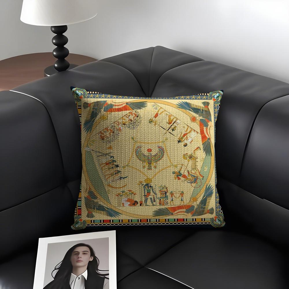 ปลอกหมอนลายฟาโรห์อียิปต์ ผ้าลิ - Home Textiles Egypt บทวิจารณ์และราคา