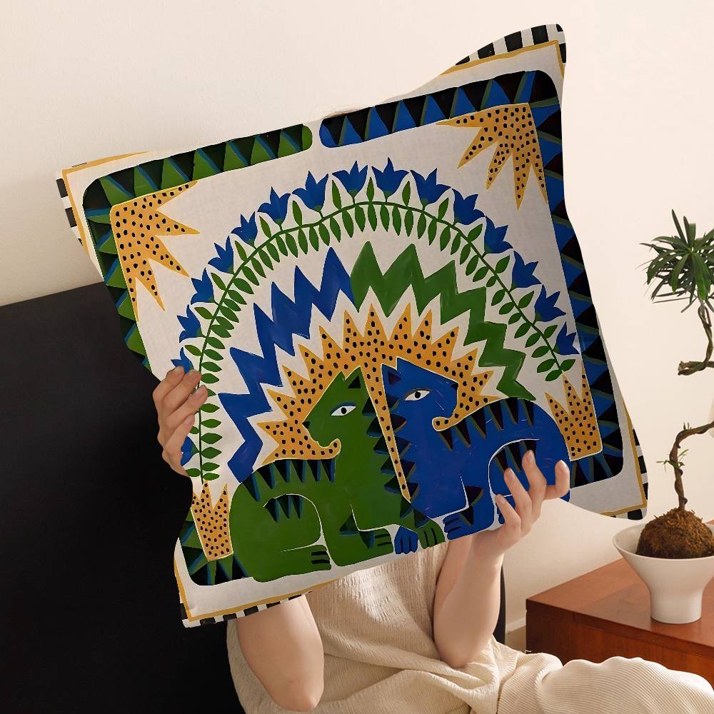 ปลอกหมอนลายเสือดาวอียิปต์โบราณ - Home Textiles Egypt บทวิจารณ์และราคา
