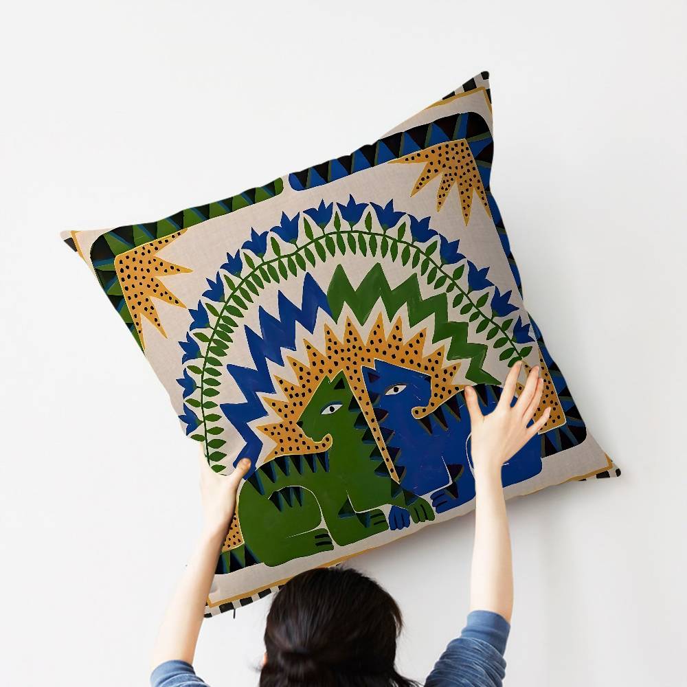 ปลอกหมอนลายเสือดาวอียิปต์โบราณ - Home Textiles Egypt บทวิจารณ์และราคา