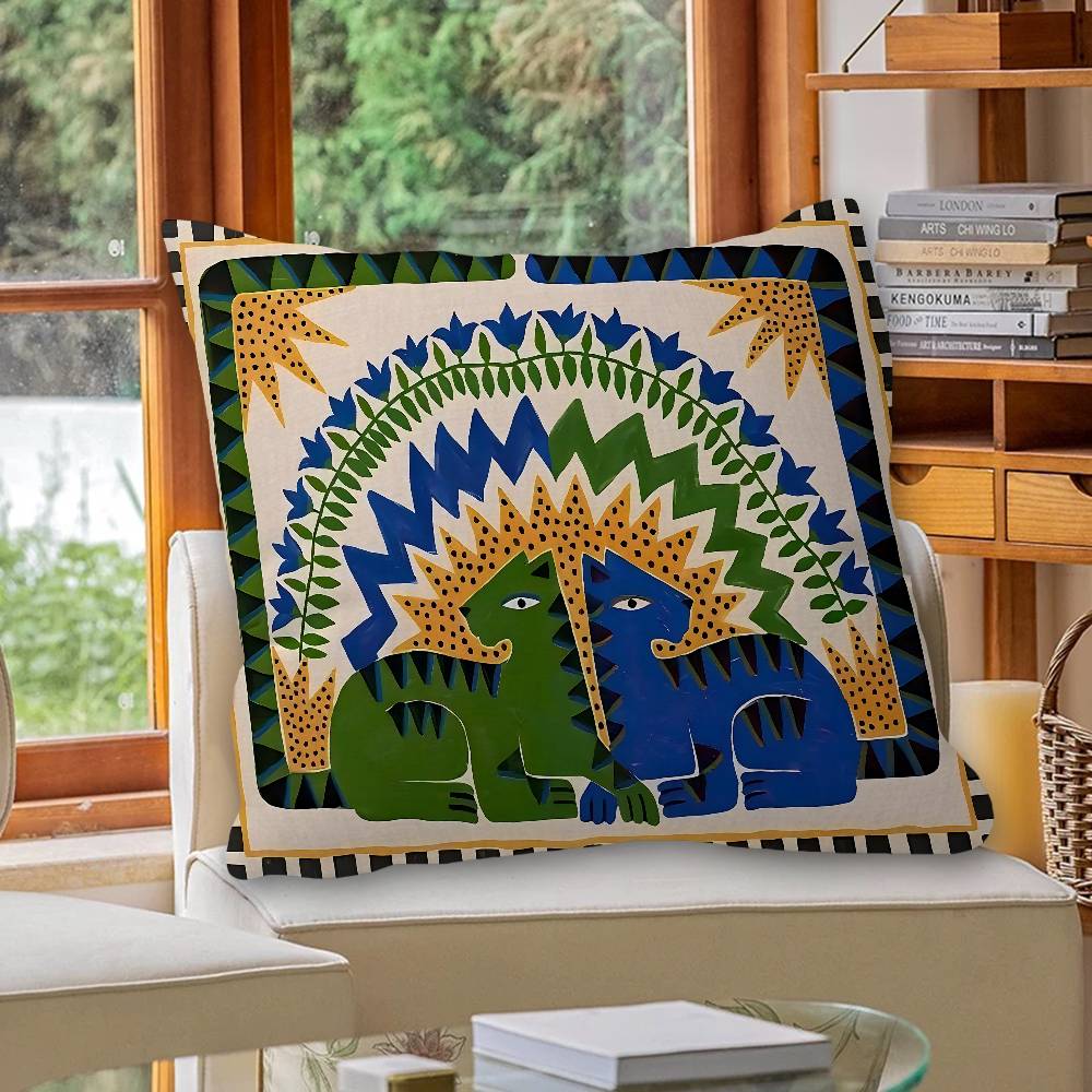 ปลอกหมอนลายเสือดาวอียิปต์โบราณ - Home Textiles Egypt บทวิจารณ์และราคา