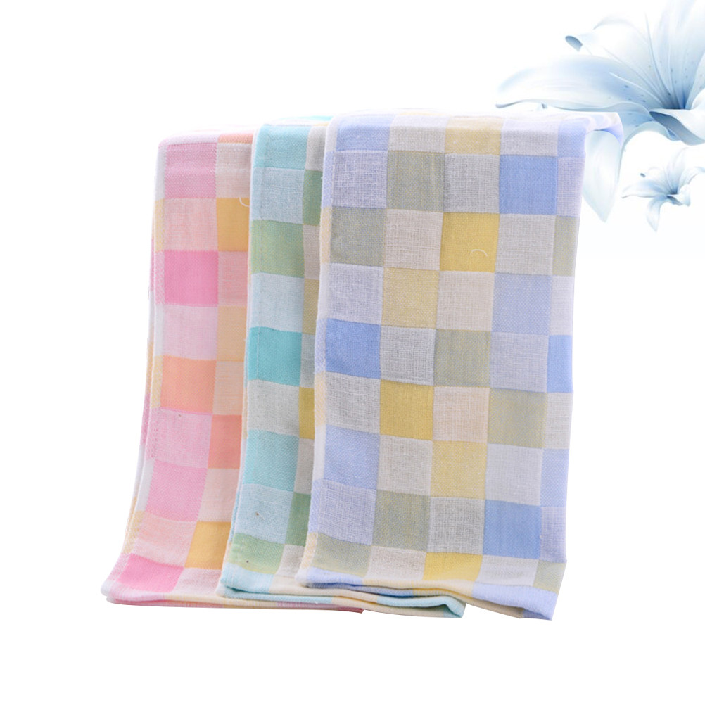 ผ้าเช็ดหน้าผ้าฝ้าย 3 ชิ้น แบบส - Home Textiles Towel Set บทวิจารณ์และราคา