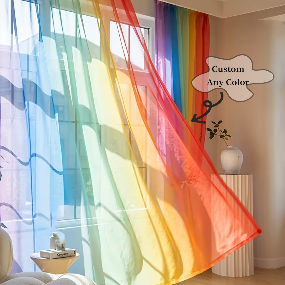 ผ้าม่านโปร่งแสงแบบแบน 2 มิติ 2 - Textiles For Home บทวิจารณ์และราคา