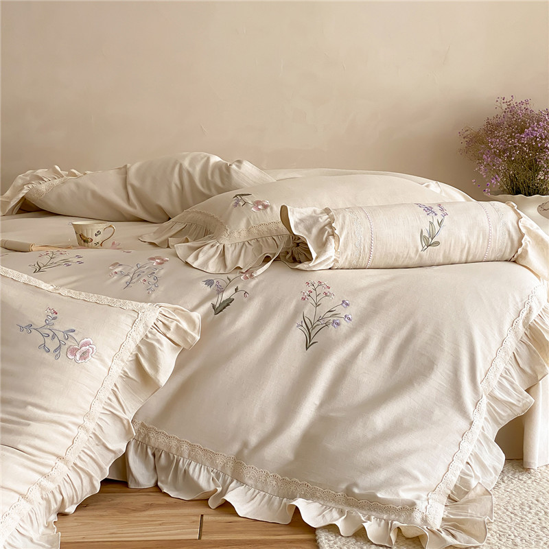 ชุดเครื่องนอนผ้าฝ้ายผสมลินินปั - Home Textiles Towel Set บทวิจารณ์และราคา