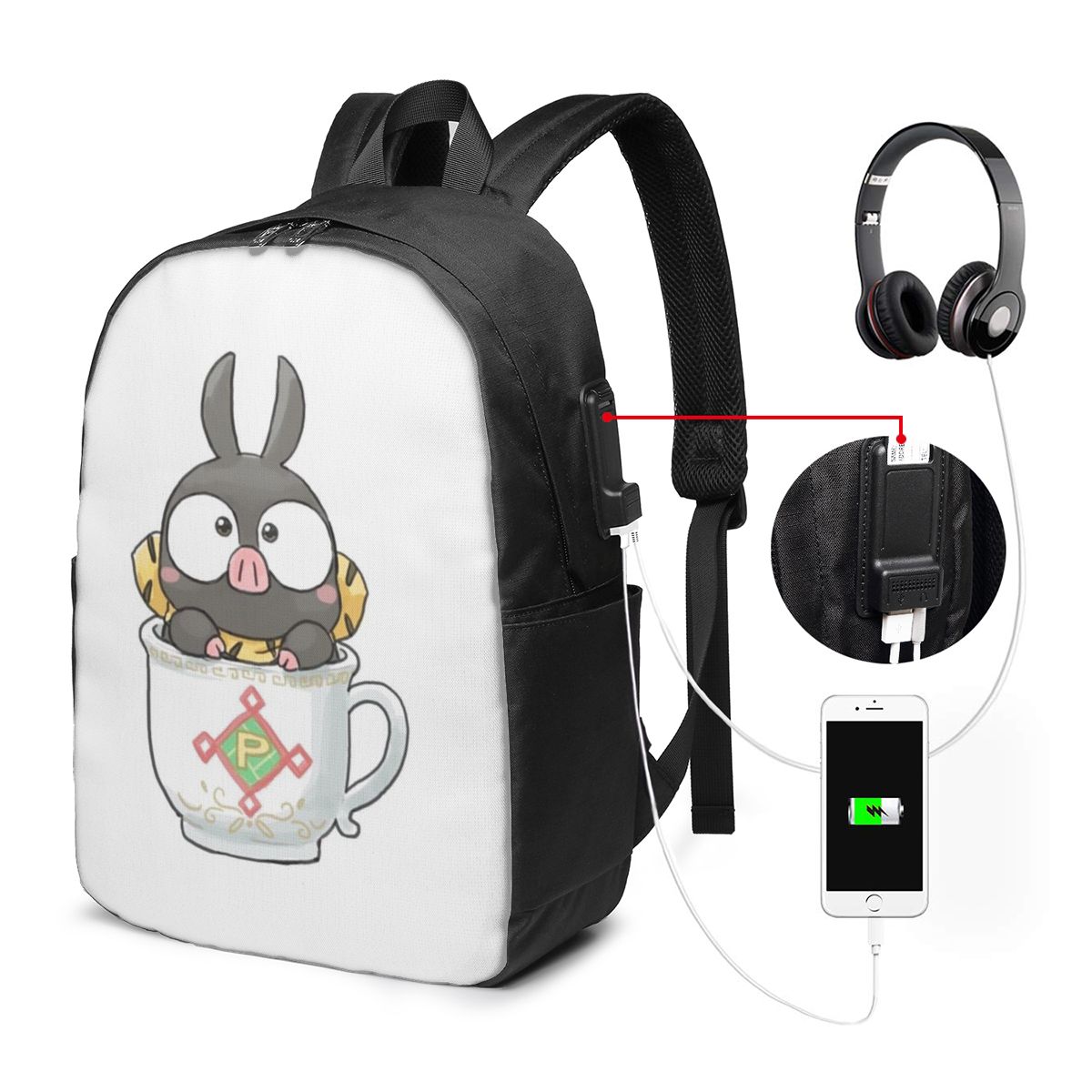 กระเป๋าเป้สะพายหลัง RanmaSaoto - P & C Home Textiles Usa บทวิจารณ์และราคา