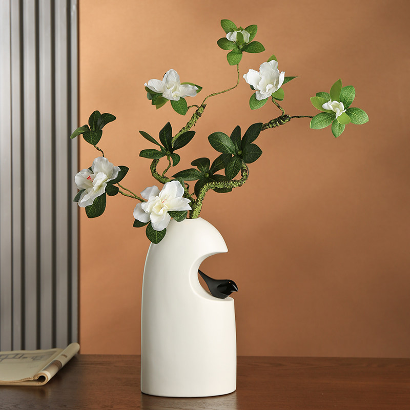 แจกันเซรามิกสมัยใหม่พร้อมประติ - Xt Home Textiles บทวิจารณ์และราคา