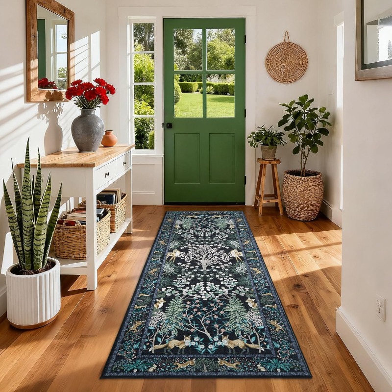 พรมปูพื้นลายสัตว์ป่าสไตล์วินเท - Home Textiles Online บทวิจารณ์และราคา