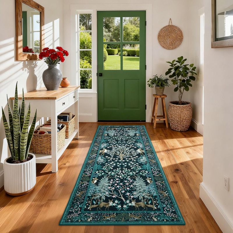 พรมปูพื้นลายสัตว์ป่าสไตล์วินเท - Home Textiles Online บทวิจารณ์และราคา