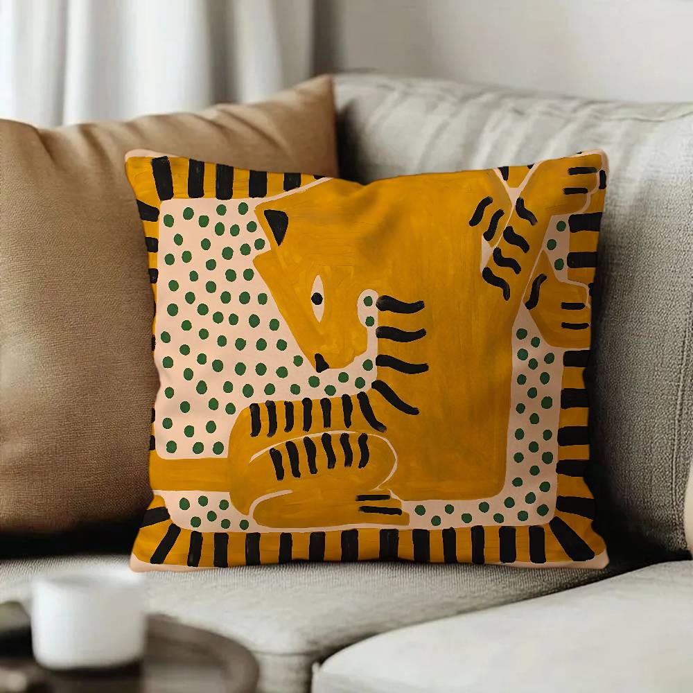 หมอนตกแต่งบ้านลายเสือดาวอียิปต - Home Textiles Egypt บทวิจารณ์และราคา