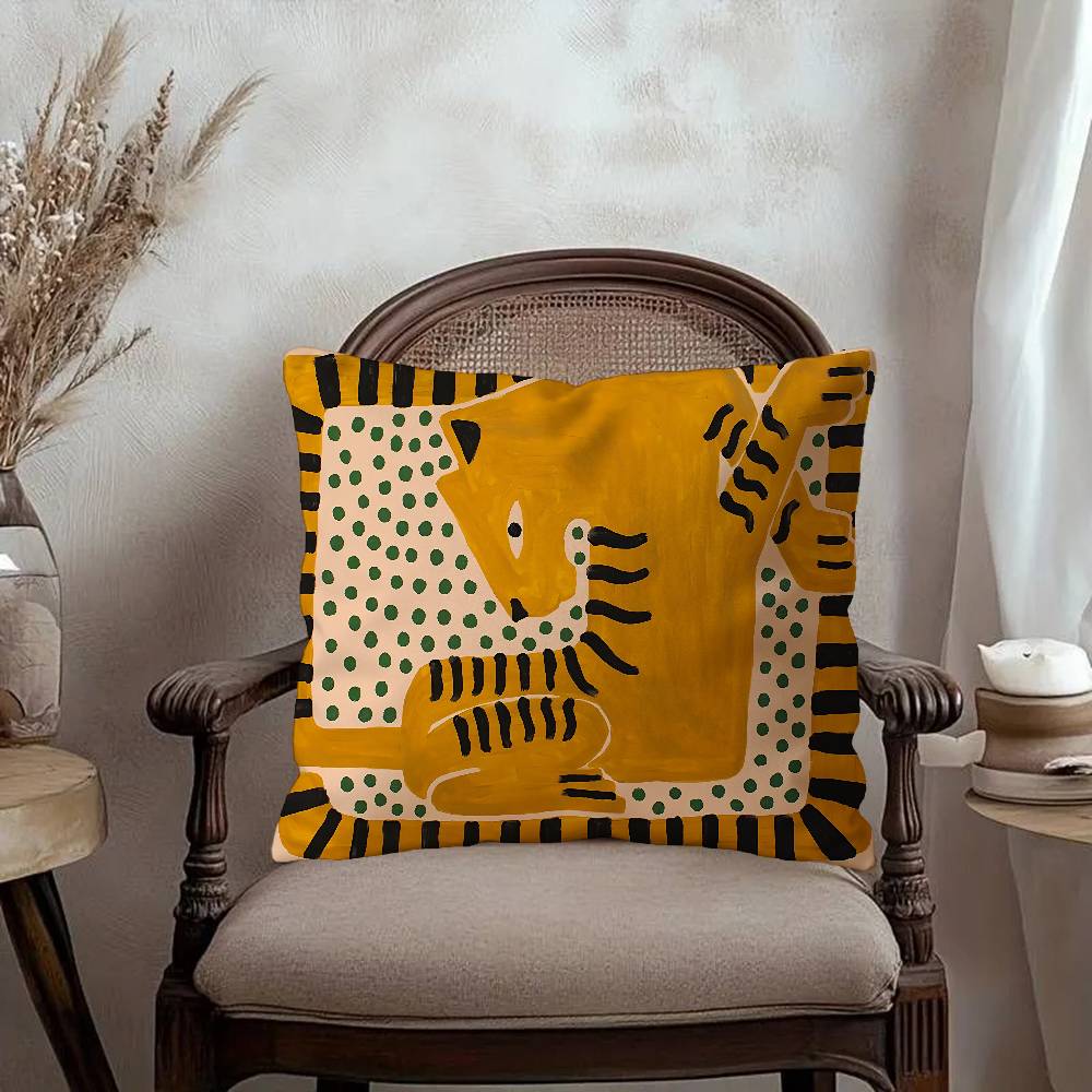 หมอนตกแต่งบ้านลายเสือดาวอียิปต - Home Textiles Egypt บทวิจารณ์และราคา
