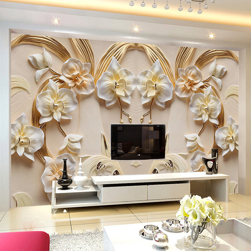 วอลล์เปเปอร์ที่กำหนดเอง 3D บรร - Home Textiles Photos บทวิจารณ์และราคา