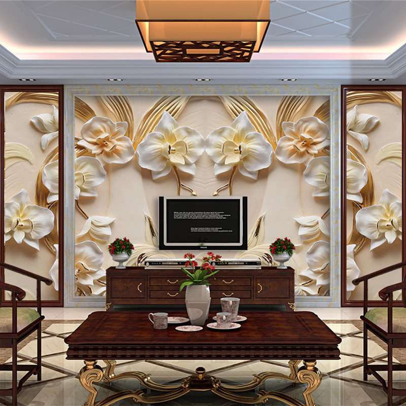 วอลล์เปเปอร์ที่กำหนดเอง 3D บรร - Home Textiles Photos บทวิจารณ์และราคา
