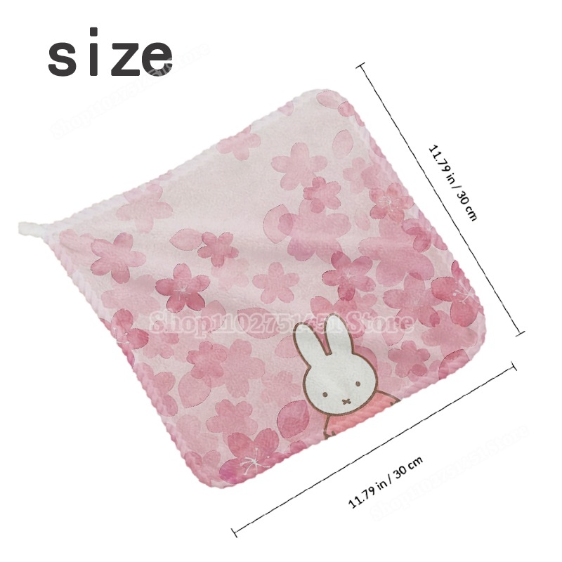 ผ้าเช็ดหน้าลายมิฟฟี่น่ารัก ใช้ - Home Textiles Face Towel บทวิจารณ์และราคา