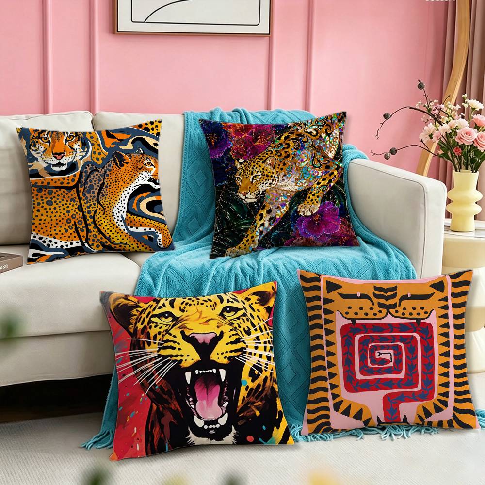 ปลอกหมอนพิมพ์ลายสี่เหลี่ยมสองด - Home Textiles Egypt บทวิจารณ์และราคา