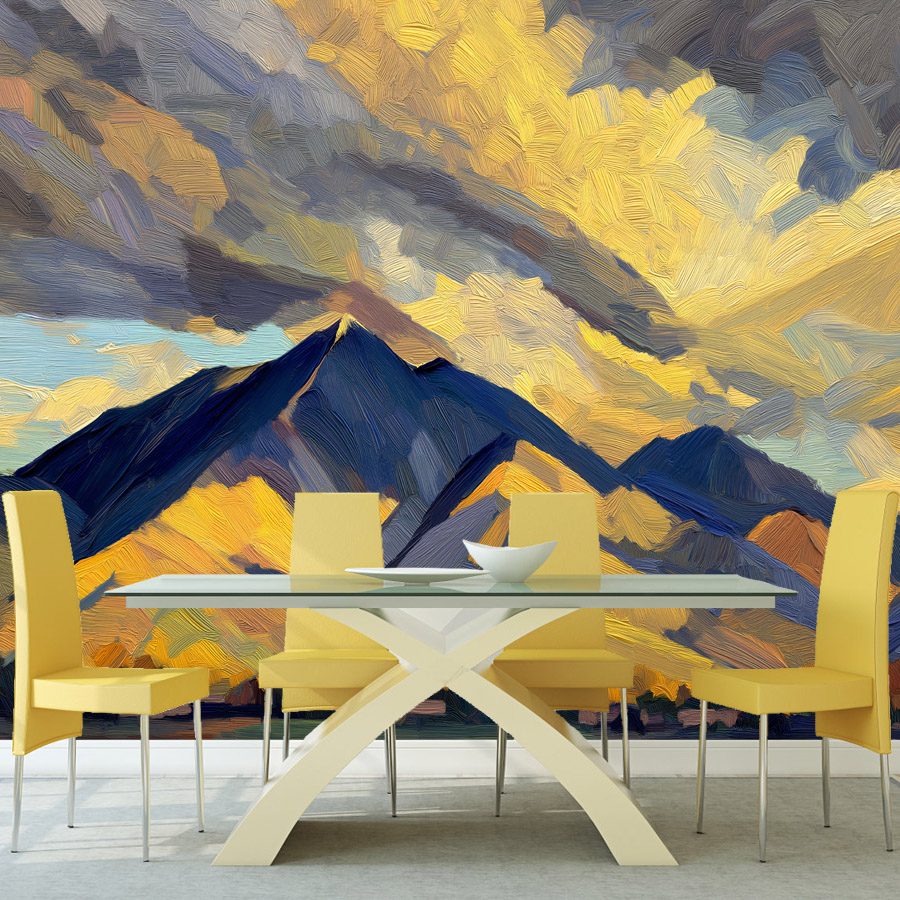วอลเปเปอร์ภาพถ่ายทิวทัศน์แบบมี - Home Textiles Photos บทวิจารณ์และราคา