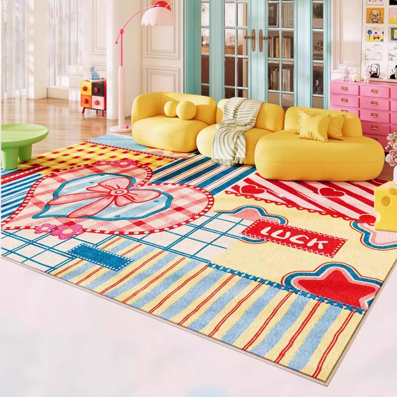 พรมปูพื้นห้องนั่งเล่นลายตัวต่อ - Home Textiles Online บทวิจารณ์และราคา