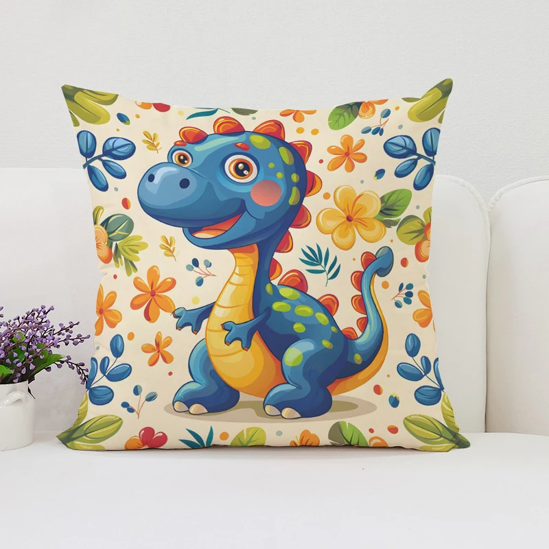 ปลอกหมอนอิงลายไดโนเสาร์ ขนสั้น - Home Landing Textiles บทวิจารณ์และราคา