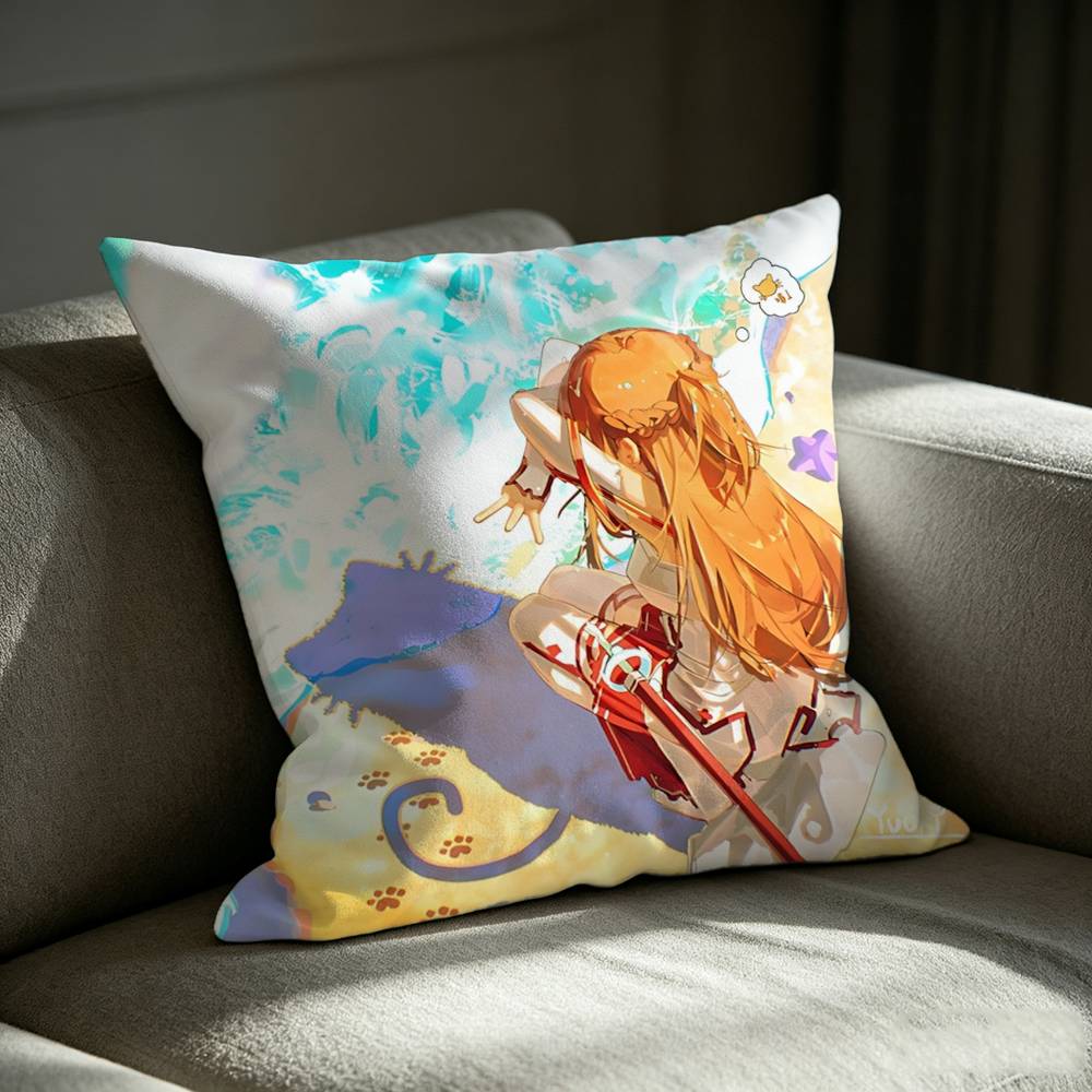 ปลอกหมอนอิงลายคิริโตะจากอนิเมะ - Home Textiles Online บทวิจารณ์และราคา
