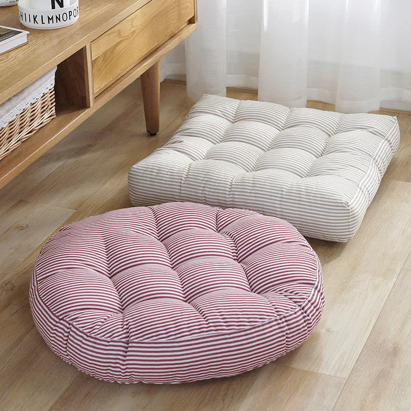 1 ชิ้นรอบเบาะนุ่มสํานักงานเก้า - Floor Cushion Pouf บทวิจารณ์และราคา