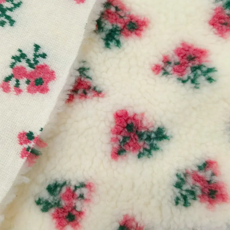 ผ้าขนแกะหนา 160x50 ซม. ลายดอกไ - Home Textiles Photos บทวิจารณ์และราคา