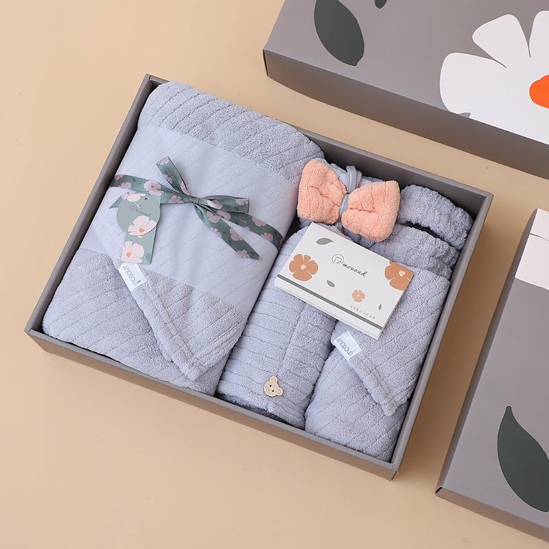 ผ้าขนหนูคอรัลฟลีซเนื้อนุ่ม ซับ - Home Textiles Towel Set บทวิจารณ์และราคา
