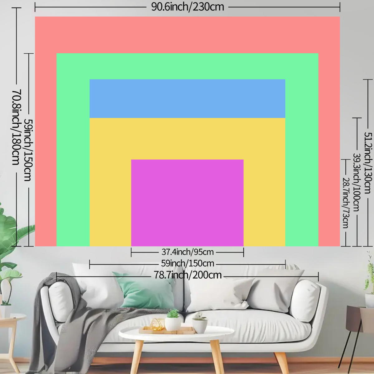 ผ้าแขวนผนังลายธงชาติอเมริกันแบ - Textiles For Home บทวิจารณ์และราคา