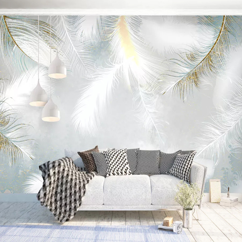 วอลล์เปเปอร์ที่กําหนดเองโมเดิร - Home Textiles Photos บทวิจารณ์และราคา