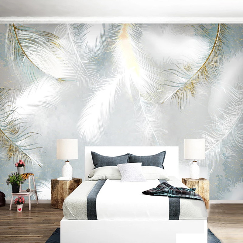 วอลล์เปเปอร์ที่กําหนดเองโมเดิร - Home Textiles Photos บทวิจารณ์และราคา
